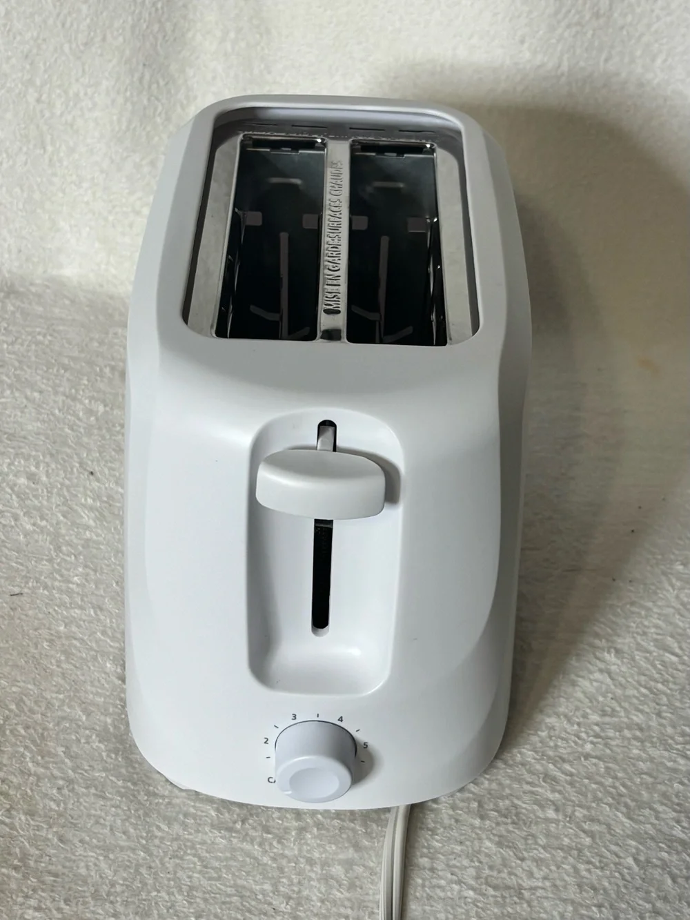 White 2-Slice Toaster - Sleek White Finish